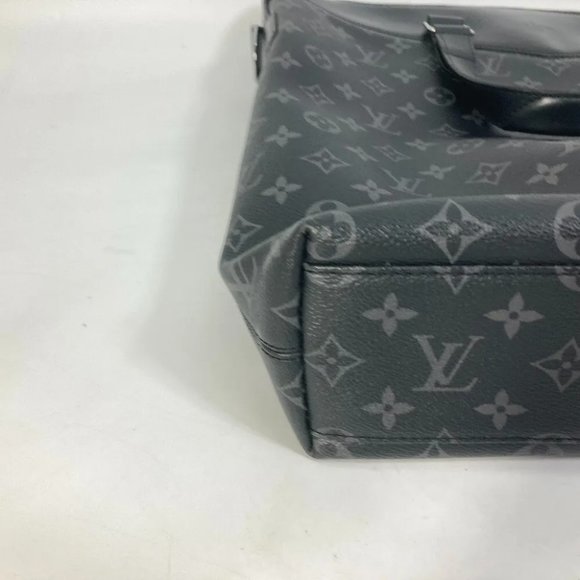 LOUIS VUITTON MonogramEclipse Thoth-Explorer Shoulder Bag Tote Bag Black - Picture 7 of 14